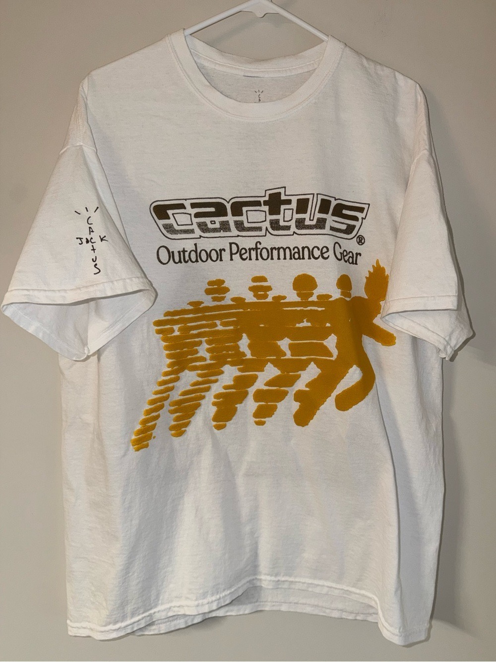 Travis Scott Cactus Jack Outdoor Performance Gear Trails T-Shirt Mens Large